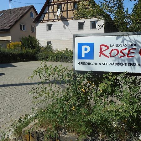 Landgasthof Rose Hotel Ditzingen Eksteriør billede