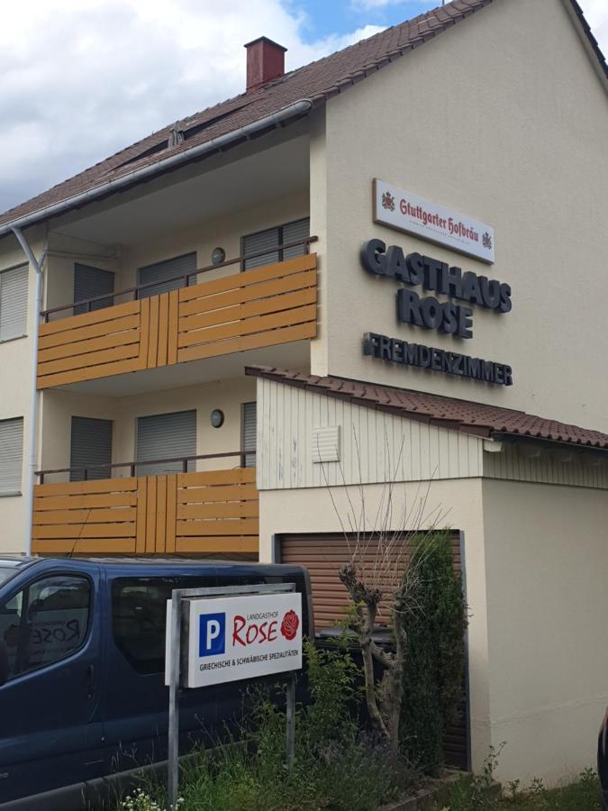 Landgasthof Rose Hotel Ditzingen Eksteriør billede