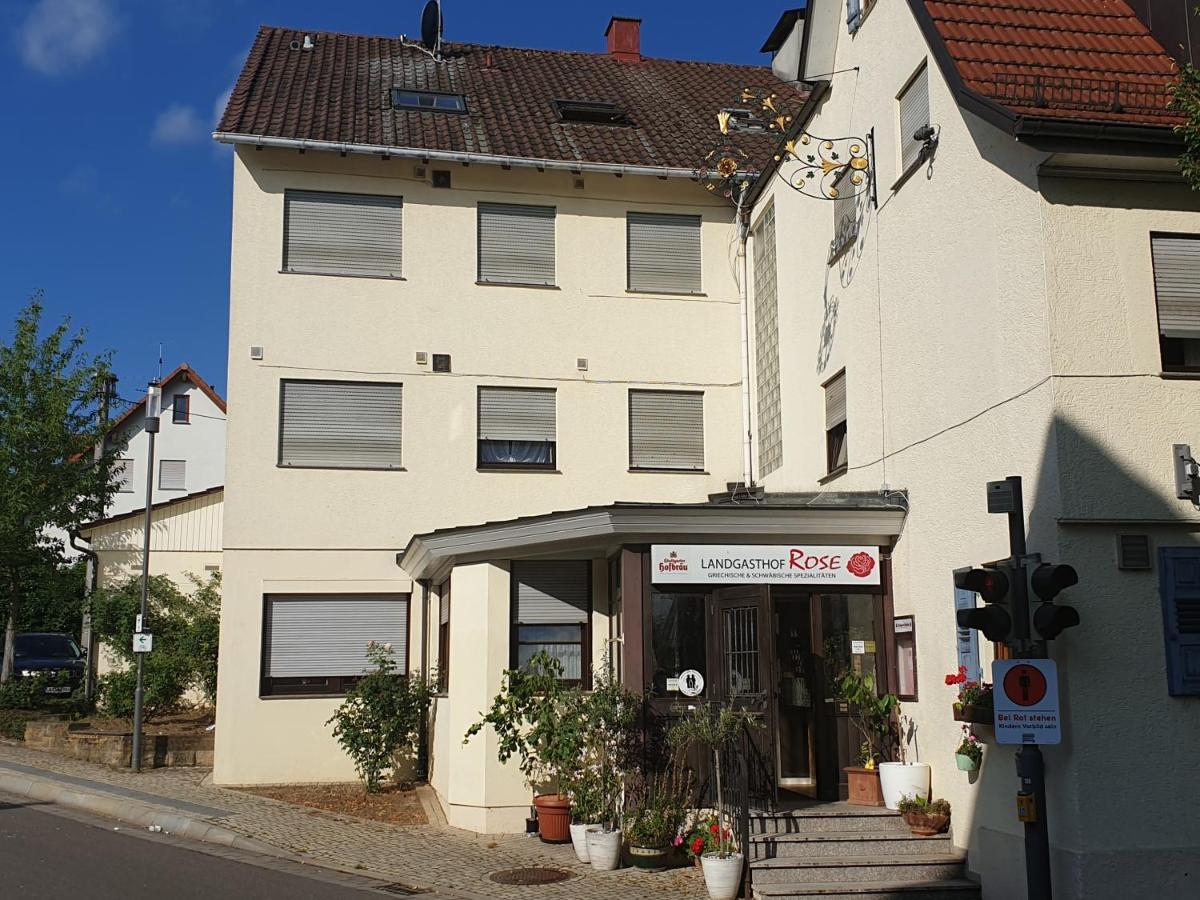 Landgasthof Rose Hotel Ditzingen Eksteriør billede